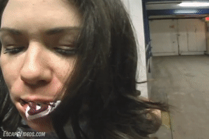 escapevideos.com - Stephanie Gagged Hopping Plaid Pants thumbnail